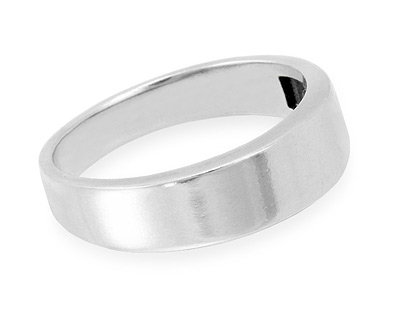 Кольцо из серебра с чернением "Оковы"