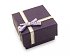 Подарочная упаковка под кольцо фиолетовая