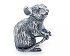 Сувенир из серебра, статуэтка в виде мыши (крысы)