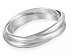 Тройное кольцо - антистресс из серебра в стилистике Картье