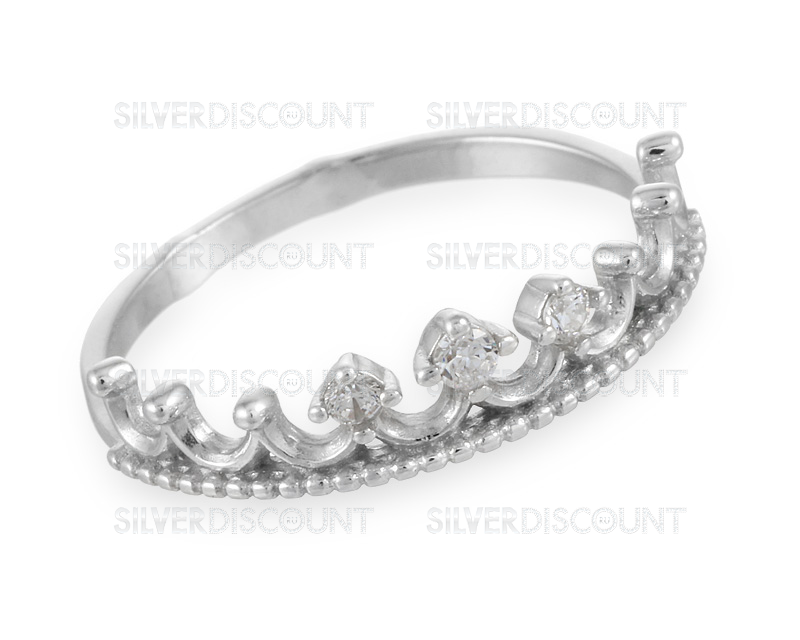 необычное кольцо из серебра